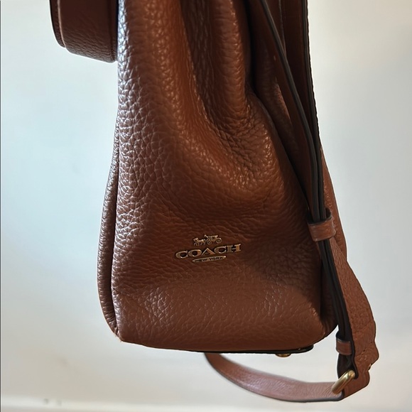 Coach Brown Leather Shoulder Bag - Picture 4 of 10